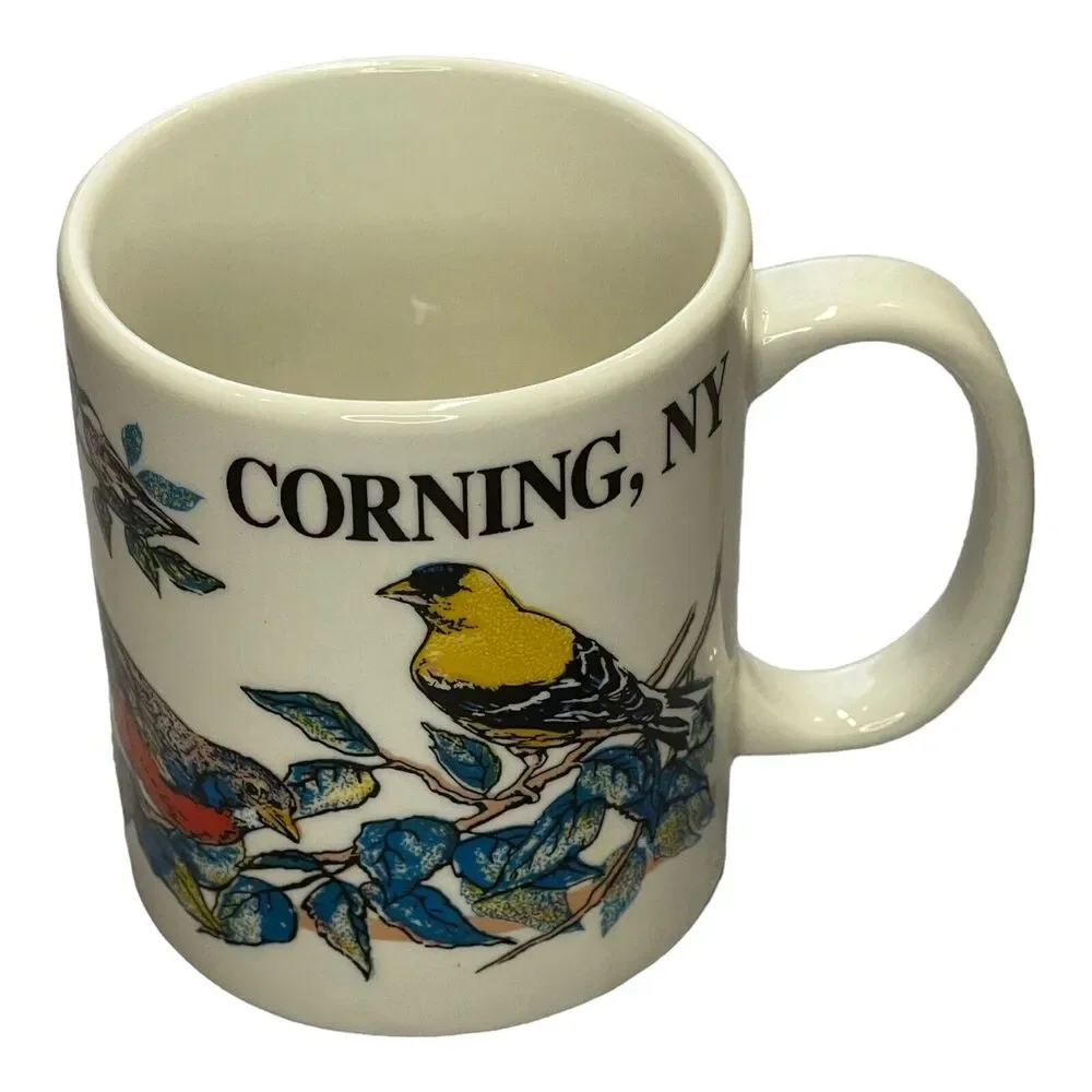 Corning, NY Birds Mug Coffee Cup State Mug - Picture 3 of 6